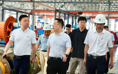 國家開發(fā)銀行四川分行領導一行來訪遠東電纜（宜賓）調(diào)研